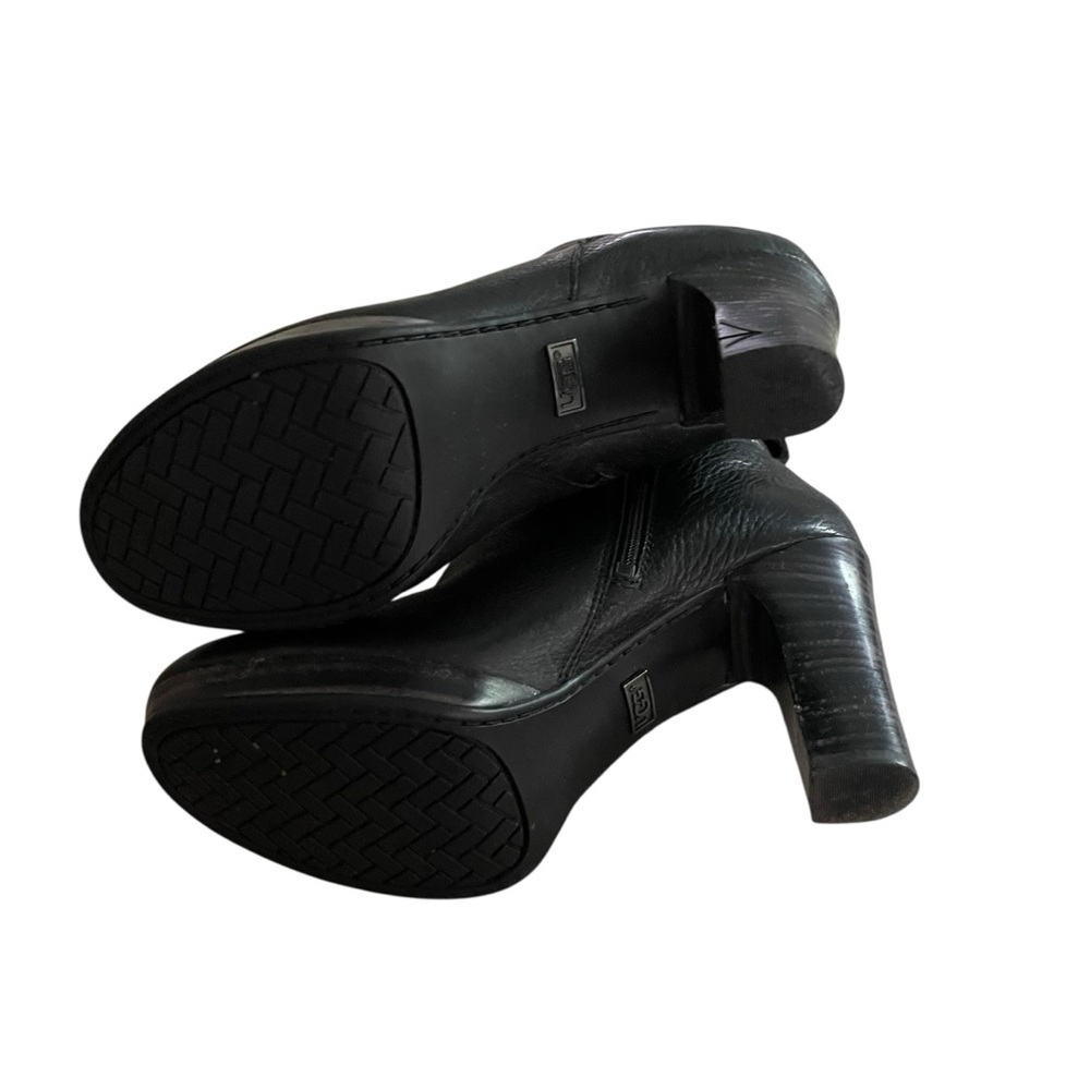 UGG Jardin Black Heeled Boots Timeless Elegance Size 10 - Picture 7 of 10